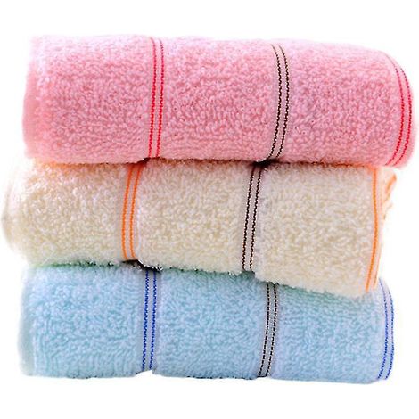 Lot de 3 gants de toilette en coton (1/3)