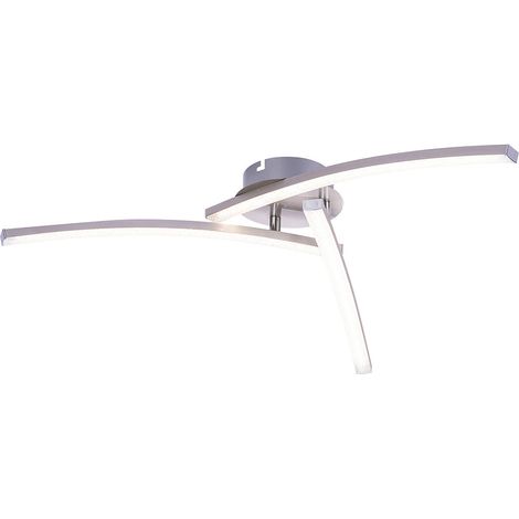 Globo - deckenleuchte - Tansy - nikkel - metall - Ø 60cm - LED -
