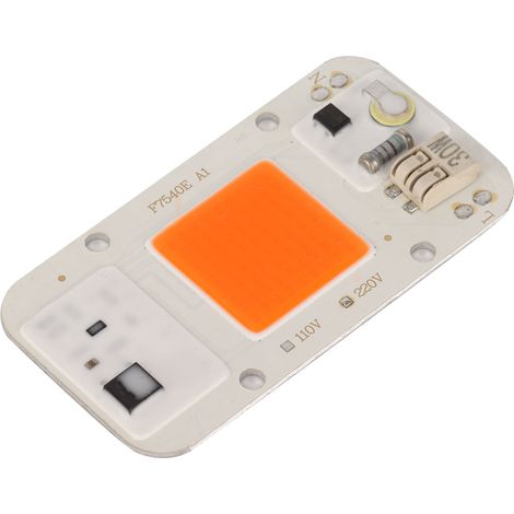 Puce LED 220V sans transformateur 30W source lumineuse intégrée pour éclairage culture plantes plein spectre 75x40mm (1/5)