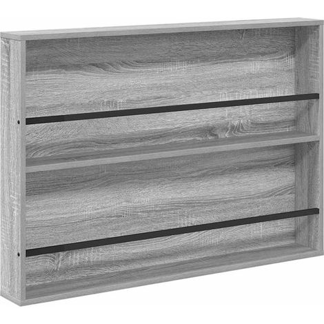 Maison Exclusive - Scaffale per riviste Grigio Sonoma 100 x 12 x 70 cm