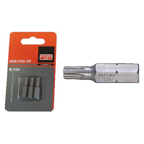 BAHCO T20 POINTE TORX 3P 1/459 S/T-20x2559S/T