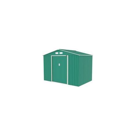 C CASETTA BOX ATTREZZI LAMIERA 277X195X203CM VERDE