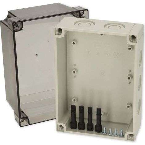 Fibox PCM 150/125 T 6016916 Contenitore universale Policarbonato Grigio (RAL 7035) 1 pz. (1/3)