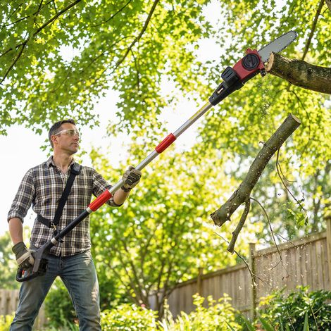 Tronçonneuse télescopique sans fil, 1,94 m à 2,56 m, avec graissage automatique (1/5)