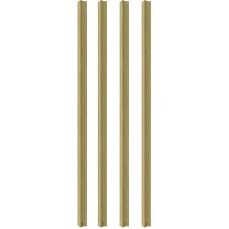 NORDLINGER PRO Moldura Recta Clásica 42mm x 100cm Paquete de 4