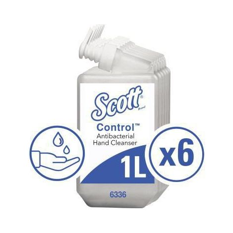 Flüssigseife ® ControlT neutral antibakteriell pH-Wert: 6 Ausführung des Behälters: Kartusche Material des Behälters: Kunststoff 1l (1/4)