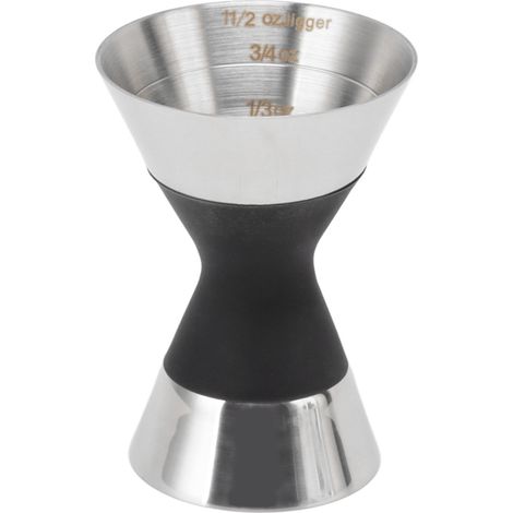 Double Face Jauge à Cocktail en Inox avec Graduations, Doseur Shot pour Bar à Domicile, 2 en 1 (1/5)
