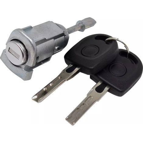 Convient aux cylindres de serrure de porte de voiture Volkswagen 1J0837167, 1J0837168, 1U0837167A, 1U0837168A (1/4)
