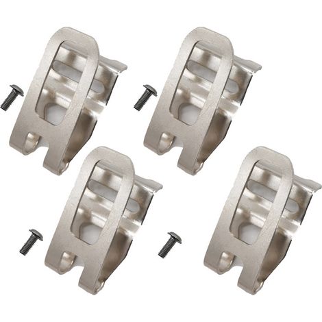 Crochet de Ceinture pour Outils Électriques Bosch - Accessoire Référence 2609111584 - Boucle avec Vis - Lot de 4 (1/3)
