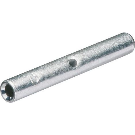 Knipex Stoßverbinder unisoliert 10,0 mm² AWG 7 Länge 15 mm 100 Stk (1/3)