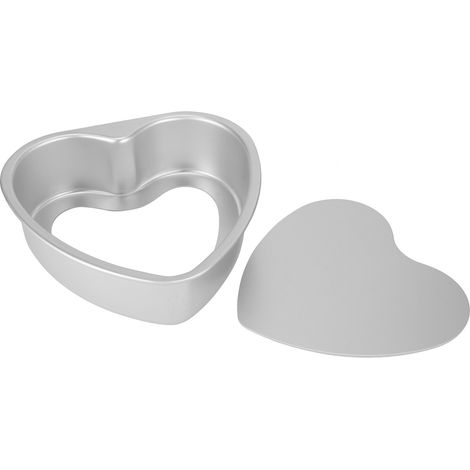 Herzförmige Kuchenform aus Aluminiumlegierung für Gebäck, Brot und Käsekuchen (1/5)