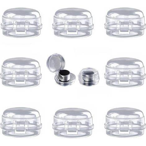 8pcs Gas Stove Knob Covers, Oven Knob Cover Protectors, Transparent Baby Kitchen Locks, Stove Knob Child Safety Protection, for Gas Stove, Oven (1/5)