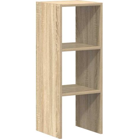Maison Exclusive - Bücherregal Stapelbar Sonoma-Eiche 30x30x80 cm