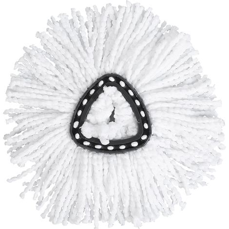 Tête de serpillière microfibre triangulaire pour nettoyage facile des sols (1/5)