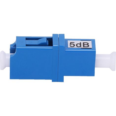 Adaptateur atténuateur fibre optique monomode LC/UPC-5DB, coupleur bride flange (1/5)