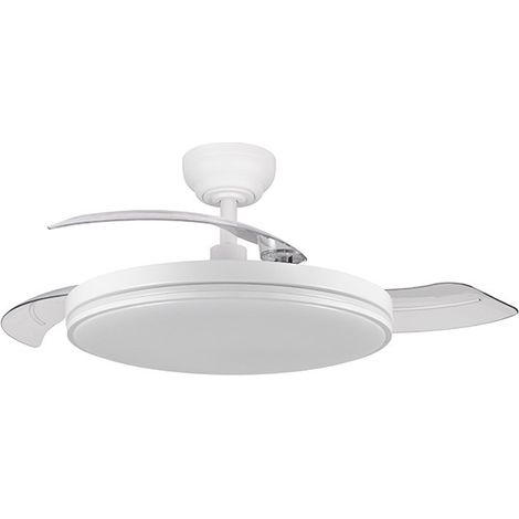 VENTILADOR TECHO MISTRAL 3 ASP RETRACT BLANCO