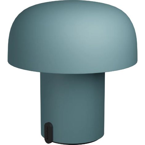 Lampe de table portable, dimmable et rechargeable via usb, couleur turquoise - Kooduu - Sensa Smokey Teal