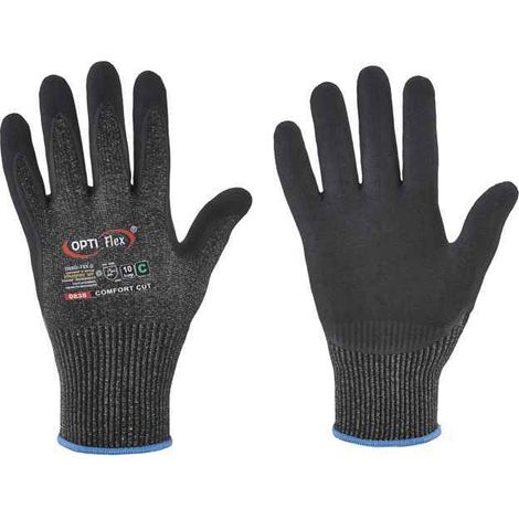 COMFORT CUT 5 OPTI FLEX Handschuhe 0838 Gr.10 H Schnittschutzfaser/Nitril/PU, S