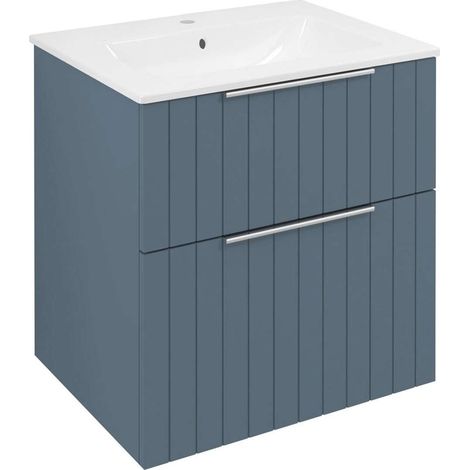 Sapho Cirasa - Waschbeckenunterschrank Strip 59 × 64 × 46 cm, 2 Schubladen, Siena CR601-4242S (1/4)