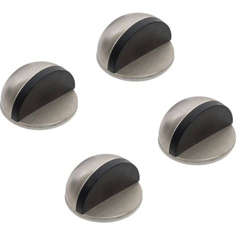 Set di 4 fermaporte adesivi color argento - 5five
