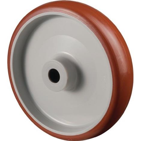 Ersatzrad D.125mm Trgf.180kg PU Achs-D.15mm Nabenl.44mm BS ROLLEN