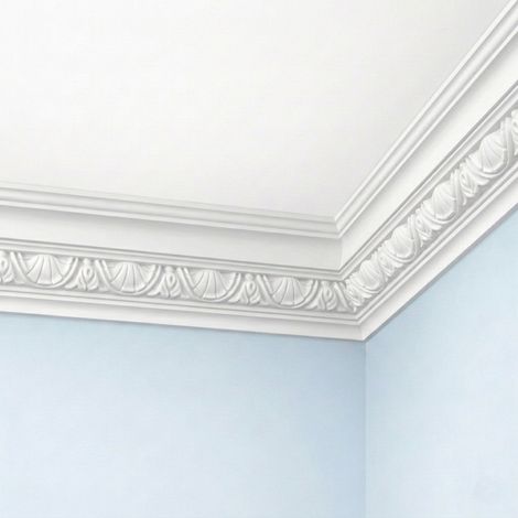 Corniche plafond C251 7 x 5,5 cm - Polyuréthane Cimaises &+ (1/3)