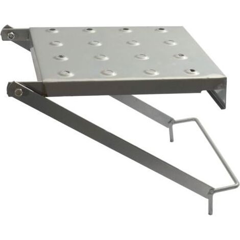 Plateforme de travail pour échelle – Capacité 181 kg – Dimensions 30 cm x 26,5 cm – Compatible avec toutes les échelles (1/5)