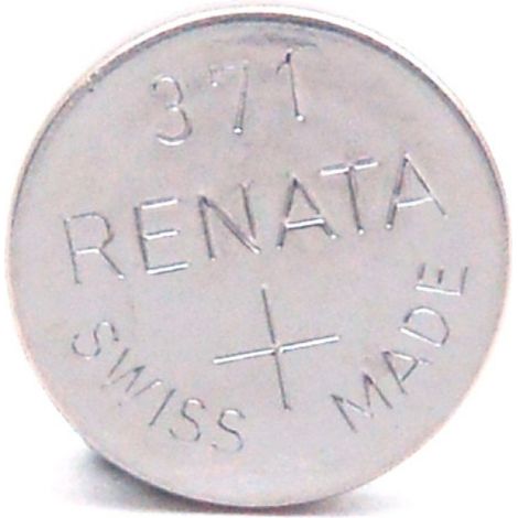 Renata / Swatch Group - Pile bouton oxyde argent 371 RENATA 1.55V 40mAh (1/5)