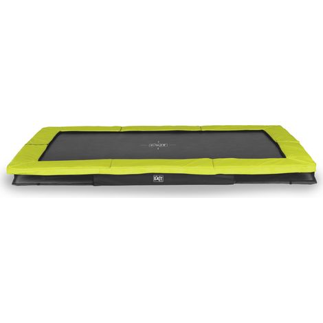 EXIT Silhouette ground sports trampoline 7x10ft - green