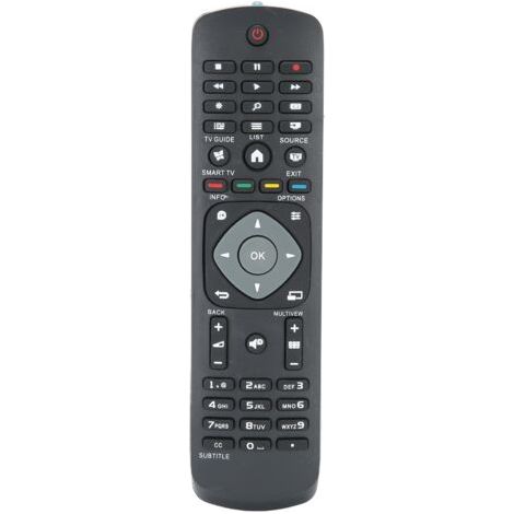 La télécommande universelle Philips est compatible avec les téléviseurs LCD et LED, possède une portée de 8 mètres et est compacte et facile à utiliser. (1/5)