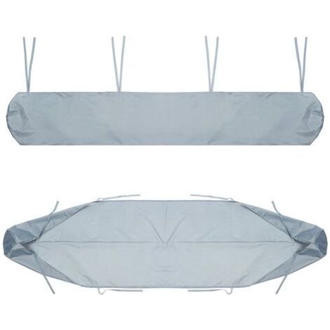 Housse de protection pour auvent extérieur, argent 3,5 m/11,48 pieds, housse de protection pour auvent de terrasse, housse de store enrouleur rétractable, tissu Oxford imperméable à la poussi (1/5)