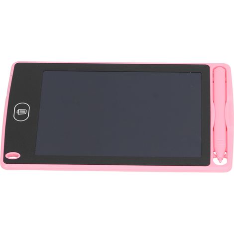 Umweltfreundliches, tragbares LCD-Schreibtablett für Kleinkinder mit Stift zum Zeichnen, Buchstabieren und Lernen (Pink) (1/5)
