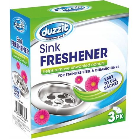 Ambientador para fregaderos para olores desagradables Ambientador para fregaderos Duzzit 3x30g
