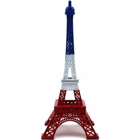 Green Mobility-1PC Mini Ornements Tour Eiffel 18 CM en Fer forgé Statue de Construction Miniature Paysage Monde Modèle Tour Eiffel Décoration (M) (1/5)