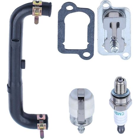 Plaque de valve de sortie d'huile, tube pour moteur Honda GX35 15422-Z0Z-000 Pièces de rechange pour tondeuse, accessoires filtre à carburant (1/5)