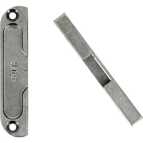 gâche galet ferco e-11638-00-0-1 acciaio zinco 85x18x9 mm