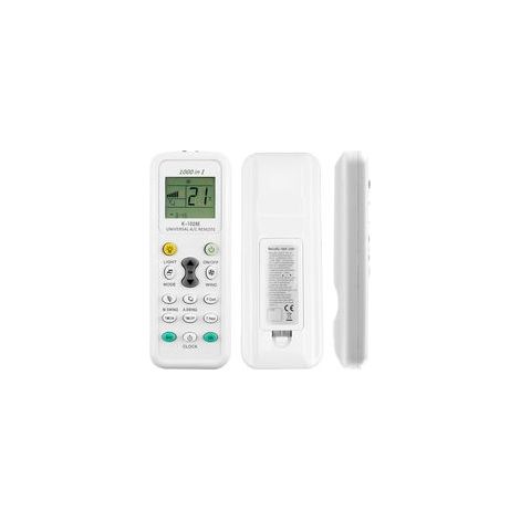 Telecommande Universelle Clim pour Climatiseur Fujitsu Samsung Daikin LG Hisense, Télécommande D'Énergi Faible pour Gree Midea Sanyo Toshiba Haier Sharp Geepas Panasonic etc