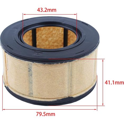 Kit de joint d'huile pour piston de cylindre de 44 mm pour tronçonneuse Stihl MS251 1143 1207 USA, cylindre, piston, axe, anneau, cercle, filtre à air, joint d'huile, bougie, amorce (1/5)
