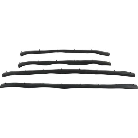4 bandes d'étanchéité inférieures avant/arrière pour portes Ford F‑450 F‑550 Excursion, joint de protection de seuil (1/5)