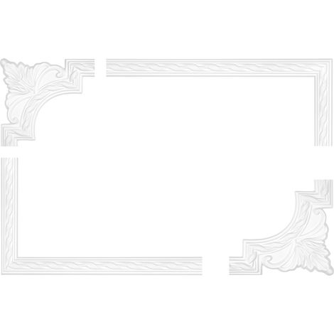 Cornice di parete e soffitto fregio stucco telaio resistente agli urti AC252: Nastro piatto AC252  9.13 €/m (1/4)