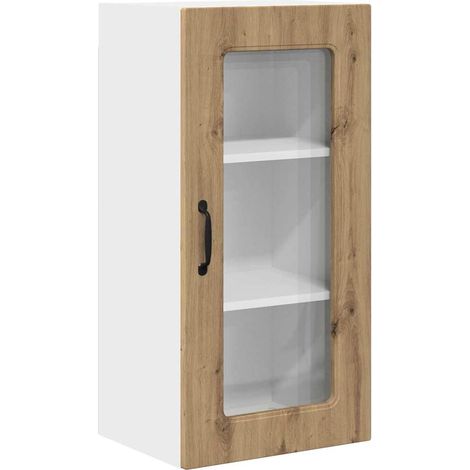 Meuble mural de cuisine,Armoire de cuisine Chêne artisanal 40 x 31 x 80 cm CFW23275 (1/5)