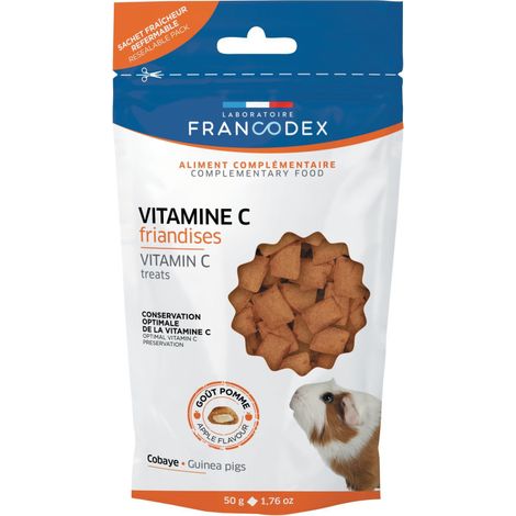 Friandises Vitamine C, Pour Cobayes 50g - Francodex