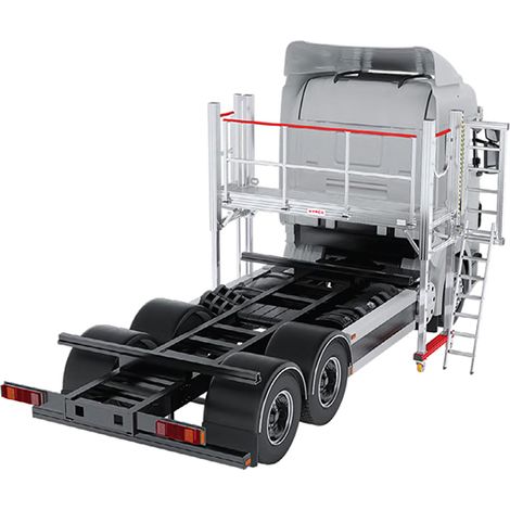 Piattaforma di accesso per camion con scala - Altezza di accesso da 0,80 a 2,00 m - Regolazione tramite manovella - 226002/EC