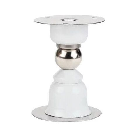 Promotion, 4 PCS Arrêt de Porte Magnétique, Inoxydable avec Ruban Adhésif Double Face 3M ou Vis - Inutile de Forage / forage （Blanc） (1/4)