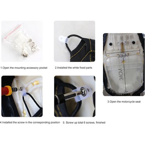 sacoche de selle pour pédales de moto (1/4)