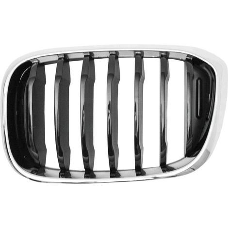 Grille de calandre avant gauche noire et chromée BASIC BMW X3 G01 phase 1 2017-2021