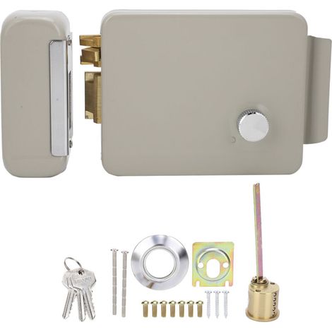 2-wire 9-12V electric control lock, sensitive anti-theft, security door access for the home (1/5)