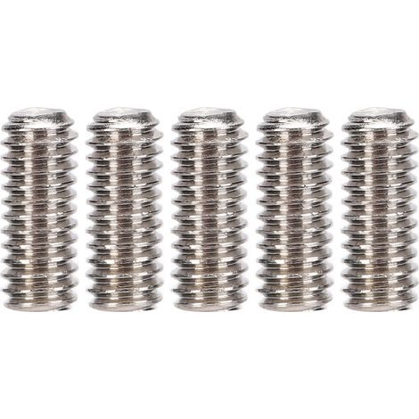 50-teiliges Sortiment an Gewindestiften A2-70 aus Edelstahl, M2,5 x 6 (1/5)