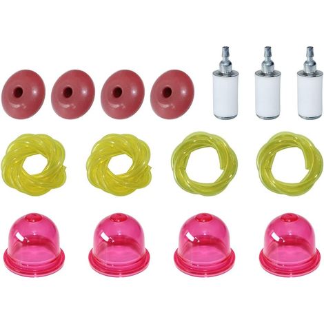 Kit de filtre à carburant, pour Poulan P1500 P2500 P3500 P4500 Pp025 Pp125 Pp325 Pp258Tp Sm705 Pp25E Pp125E Pp26E Sm706 Tondeuse à gazon, pour Tondeuse/Pour Poulan Weed Eater Fl23 Fx26 Mx550 Mx557 (1/5)