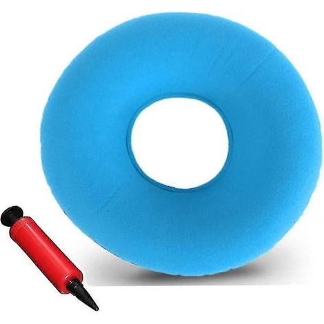 Aufblasbares ringförmiges Sitzkissen, orthopädisches Kissen zur Linderung von Hämorrhoidenschmerzen, aufblasbar (1/5)